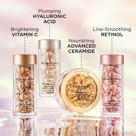 Elizabeth Arden Hyaluronic Acid Ceramide Capsules - Hydra-Plumping Serum, 30 Stück