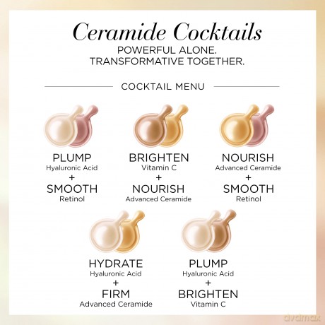 Elizabeth Arden Hyaluronic Acid Ceramide Capsules - Hydra-Plumping Serum, 30 Stück