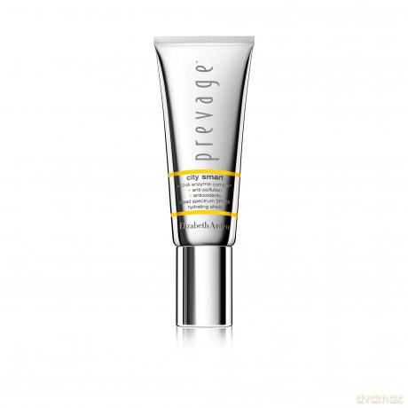 Elizabeth Arden Prevage City Smart - Hydrating Shield SPF 50, 40 ml, Tagescreme gegen umweltbedingte Hautalterung, intensive Feuchtigkeitspflege, mit LSF 50, Anti-Aging für Frauen