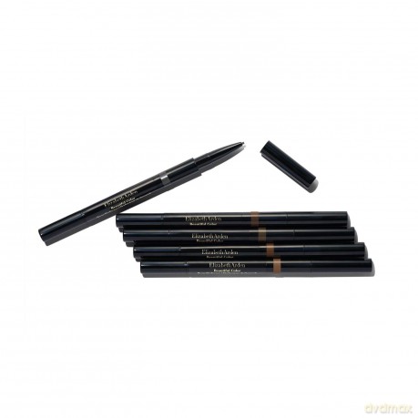 Elizabeth Arden Schöne Farbe 3-in-1 Augenbrauen-Perfector (Bleistift, Puder, Pinsel), Aschbraun