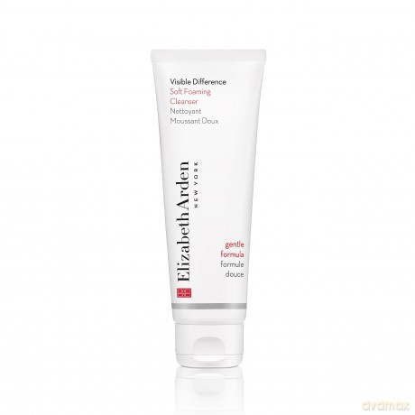 Elizabeth Arden Visible Difference Soft Foaming Cleanser, Gesichtsreinigungsschaum mit Algenextrakt und Glycerin, reinigt und entfernt Make-up, 125 ml