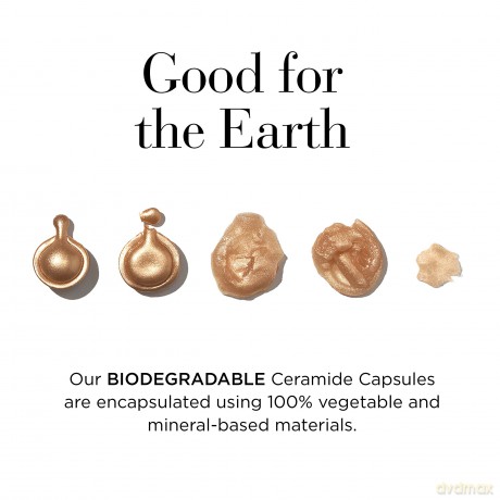 Elizabeth Arden Vitamin C Ceramide Capsules - Radiance Renewal Serum, 30 Stk., Vitamin C Serum in Kapseln, für schöne Haut mit mehr Leuchtkraft, Tagesdosis zur Gesichtspflege