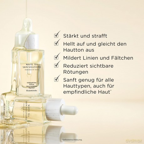 Elizabeth Arden White Tea Skin Solution, Stärkendes Zwei-Phasen-Öl-Serum, 30ml