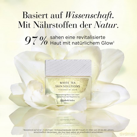 Elizabeth Arden White Tea Skin Solutions Replenishing Micro-Gel Cream, feuchtigkeitspflegende Creme, 50ml