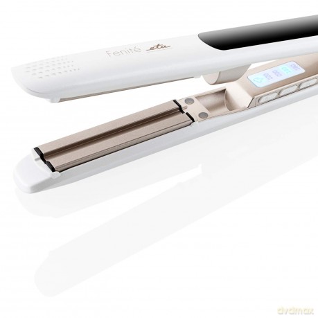 ETA Glättteisen Fenite I 40 W I Max. Temperatur 220 °C I Dampffunktion I Display I Temperaturregelung (4 Stufen) I Keramikplatten mit Turmalin I Reiseetui