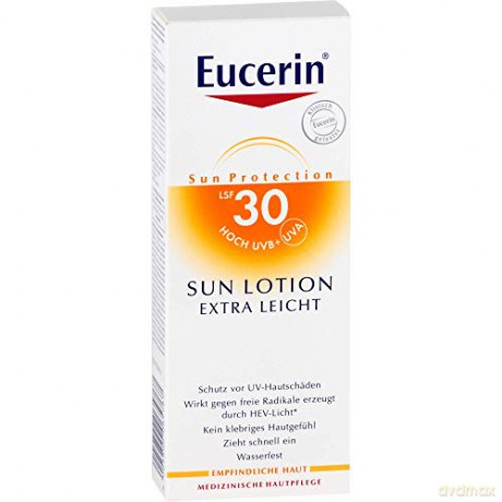 Eucerin Sensitive Protect Sun Lotion Extra Light LSF 30, 150 ml Lotion