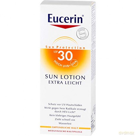 Eucerin Sensitive Protect Sun Lotion Extra Light LSF 30, 150 ml Lotion