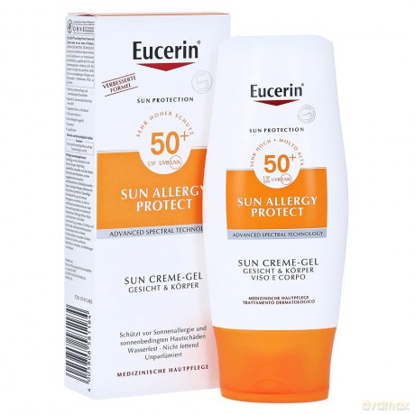 Eucerin Sun Allergy Protect Sun Gel-Creme LSF 50+, 150 ml