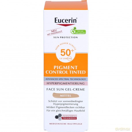 Eucerin Sun Pigment Control Getnte Face Gel-Creme LSF50+, 5