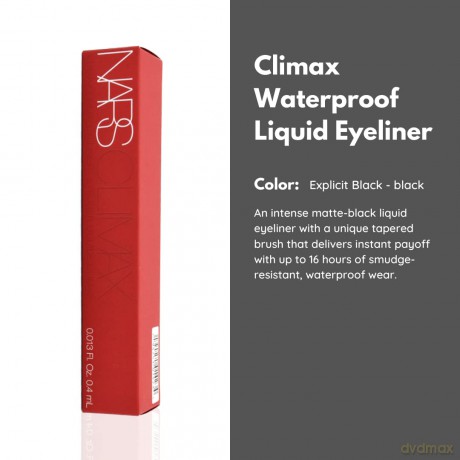 Eyeliner Climax Liquid Eyeliner 0.4 ml - Shade: Explicit Black