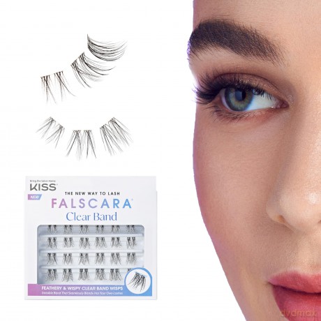 False eyelashes Falscara Multipack - Clear band