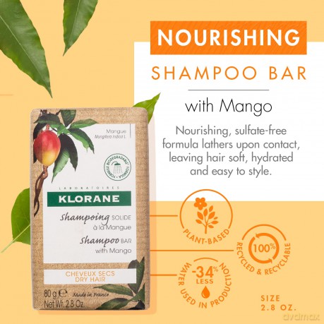 Festes Mango-Shampoo 80 G (Mango)