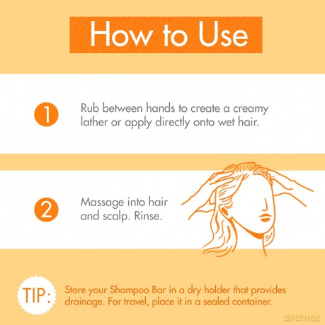 Festes Mango-Shampoo 80 G (Mango)