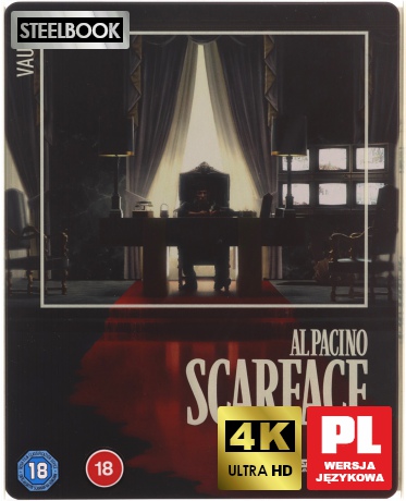 Człowiek z blizną (The Film Vault) (steelbook) [Blu-Ray 4K]+[Blu-Ray]