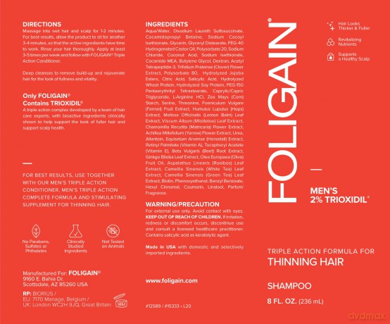 Foligain Shampoo 2% Trioxidil Men 236ml