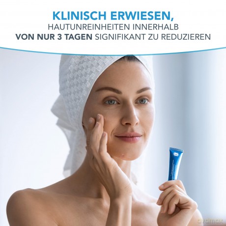 Foreo ESPADA BHA+PHA Blemish Solution 15 ml, Aknebehandlung&Mitesser-Entferner, Gesichtspflege, 2% Salicylsäure, Hamamelis, Teebaumöl, Niacinamid, Dermatologisch getestet, Tierversuchsfrei&Vegan, Blue