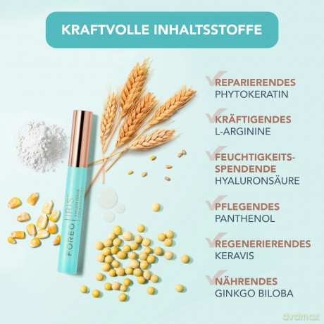 FOREO IRIS Wimpernserum - Volumen, Schutz und Kraft - Wimpernserum Wachstum - Konzentriertes Wimpernserum - Phytokeratin, Arginin und Hyaluronsäure - Ohne Duftstoffe - Alle Hauttypen - 4.3 ml