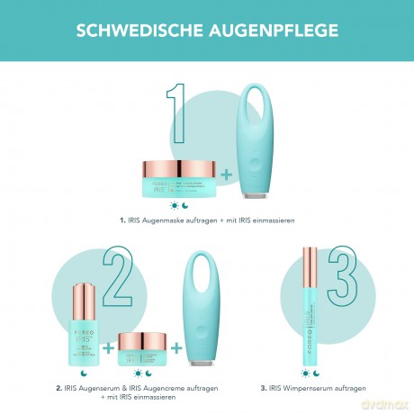 FOREO IRIS Wimpernserum - Volumen, Schutz und Kraft - Wimpernserum Wachstum - Konzentriertes Wimpernserum - Phytokeratin, Arginin und Hyaluronsäure - Ohne Duftstoffe - Alle Hauttypen - 4.3 ml