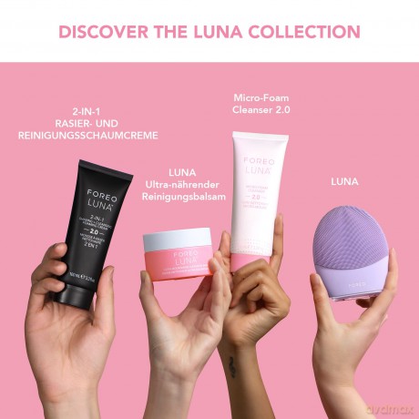 FOREO LUNA Cleansing Balm - Make-Up Entferner - Ölreiniger o. Wasser - Augen-Makeup-Entferner - Vegan - Mandelöl und Jojobaöl - Shea-Butter und Vitamin E - 75 ml