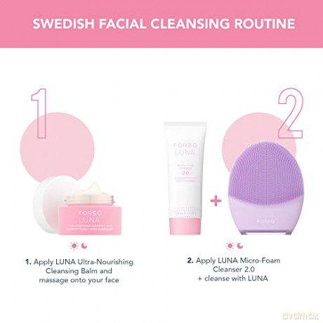 FOREO LUNA Micro-Foam Cleanser 2.0 - Gesichtsreinigung - Vitamin E - Aminosäuren - Mitesserentferner - Porenreiniger - Make Up Entferner - Reinigungsschaum Gesicht - Vegan - Gesichtspflege - 100 ml