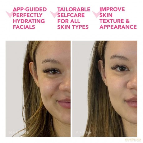 Foreo Ufo Mini 2 Led-Gesichtsmaske, Rotlichttherapie, Gesichtsmasken Beauty, Wärme, Koreanische Kosmetik, Gesichtsmassagegerät, Feuchtigkeitsmaske Gesicht, Erhöhte Gesichtspflege-Aufnahme, Fuchsia