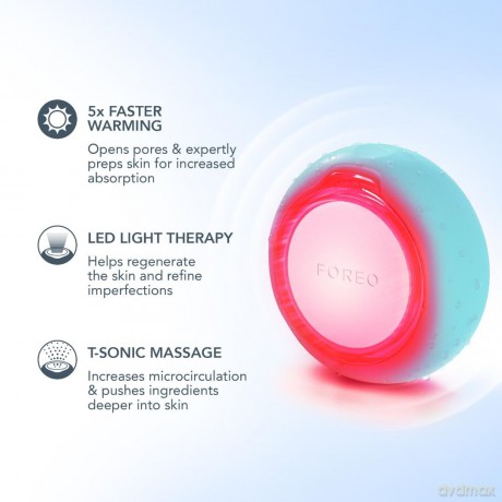 Foreo Ufo Mini 2 Led-Gesichtsmaske, Rotlichttherapie, Gesichtsmasken Beauty, Wärme, Koreanische Kosmetik, Gesichtsmassagegerät, Feuchtigkeitsmaske Gesicht, Erhöhte Gesichtspflege-Aufnahme, Mint