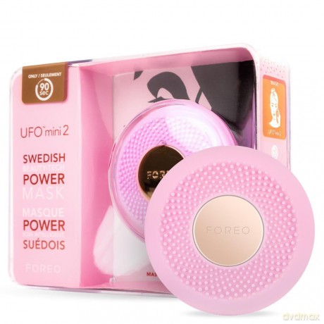Foreo Ufo Mini 2 Led-Gesichtsmaske, Rotlichttherapie, Gesichtsmasken Beauty, Wärme, Koreanische Kosmetik, Gesichtsmassagegerät, Feuchtigkeitsmaske Gesicht, Erhöhte Gesichtspflege-Aufnahme, Pearl Pink