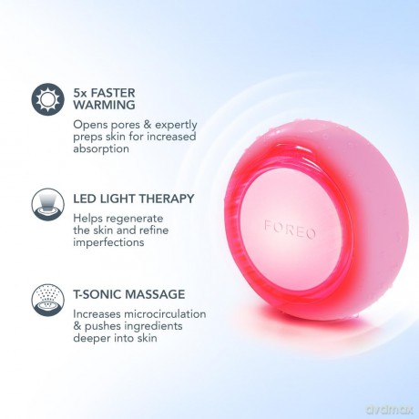 Foreo Ufo Mini 2 Led-Gesichtsmaske, Rotlichttherapie, Gesichtsmasken Beauty, Wärme, Koreanische Kosmetik, Gesichtsmassagegerät, Feuchtigkeitsmaske Gesicht, Erhöhte Gesichtspflege-Aufnahme, Pearl Pink