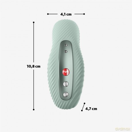 FUN FACTORY Auflegevibrator LAYA III (Sage Green) - tiefenstimulierendes Sextoy im ikonischen Design für zielgenaue Klitoris-Stimulation - hautfreundliches, medizinisches Silikon, Made in Germany