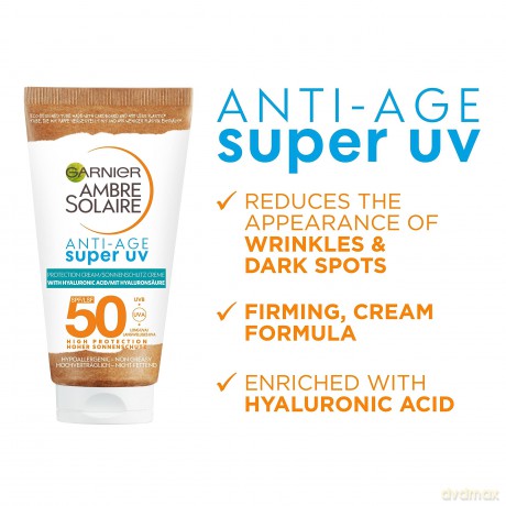Garnier - Ambre Solaire Anti-Age Super UV SPF 50+ 50 ml