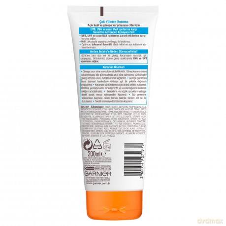 Garnier Ambre Solaire Sensitive Advanced Hypoallergenic Milk