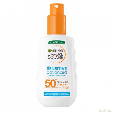 Garnier Skin Naturals Ambre Solaire Sensitive Advanced Schutzspray GKF50+ 200ML 1er Pack (1 x 200 ml)
