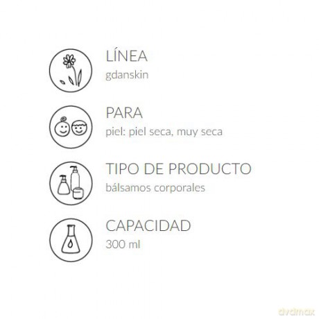 Gdanskin Bálsamo Corporal Iluminador E Hidratante - 300 Ml