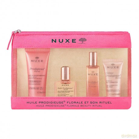 Geschenkset Prodigous Floral Scented Shower Gelee 30ml + Huile Prodigieuse Florale 30ml + Prodigious Floral Parfüm 15ml + Prodigieuse Boost Cream-Gel 15ml 1 Stk.