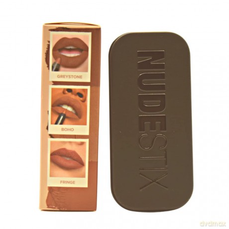Gift set of decorative cosmetics for lips 90`s Nude Lips Mini 3 pcs