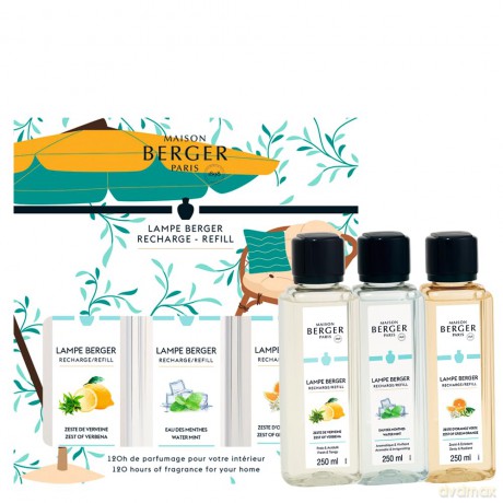 Gift set of refills for catalytic lamps Summer triopack 3 x 250 ml