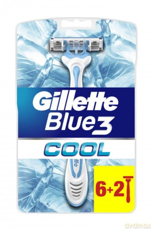 Gillette Blue3 Cool Einweg Rasiermesser 8er