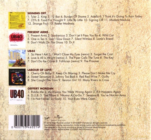 Ub40: Classic Album Selection (Limited Edition) [5CD]