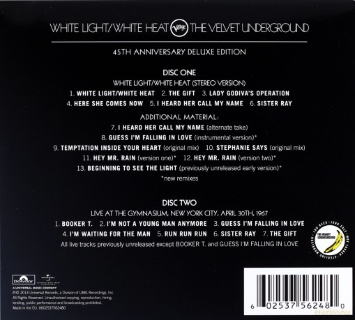 Velvet Underground: White Light / White Heat [2CD]