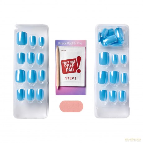 Glue-on nails ImPRESS Color FX - Meta 30 pcs