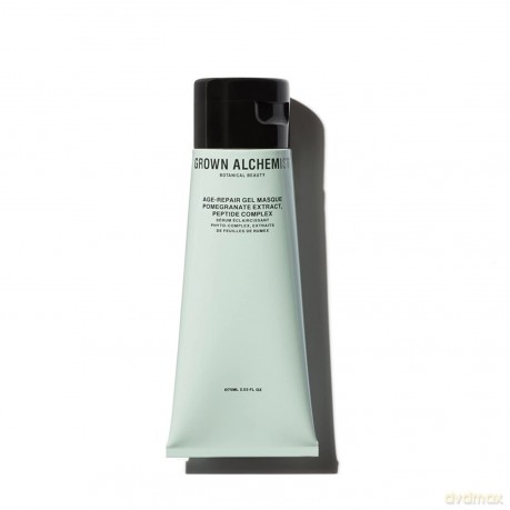 Grown Alchemist Age-Repair Gel-Maske: Granatapfelextrakt, Peptid-Komplex - Verjüngende Gel-Maske - Hyaluronsäure zur Steigerung des Kollagens und Reduzierung feiner Linien - 75 ml