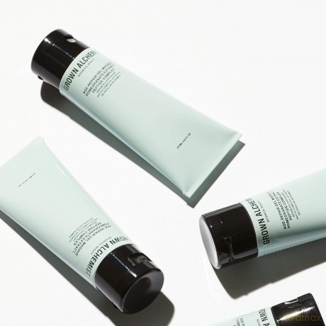 Grown Alchemist Age-Repair Gel-Maske: Granatapfelextrakt, Peptid-Komplex - Verjüngende Gel-Maske - Hyaluronsäure zur Steigerung des Kollagens und Reduzierung feiner Linien - 75 ml
