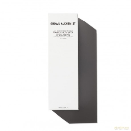 Grown Alchemist Age-Repair Gel-Maske: Granatapfelextrakt, Peptid-Komplex - Verjüngende Gel-Maske - Hyaluronsäure zur Steigerung des Kollagens und Reduzierung feiner Linien - 75 ml