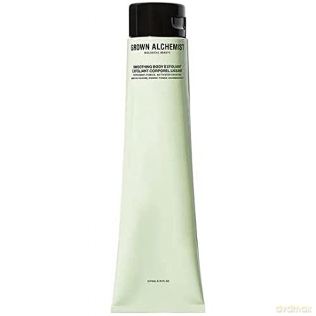 Grown Alchemist Smoothing Body Exfoliant Pfefferminze, Aktivkohle - Körperpeeling gegen Cellulite, natürliches Hyaluronsäure Peeling für schöne Haut - Exfoliating Body Scrub 170 ml