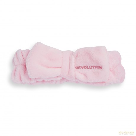 Haarreif mit Schleife, Rosa