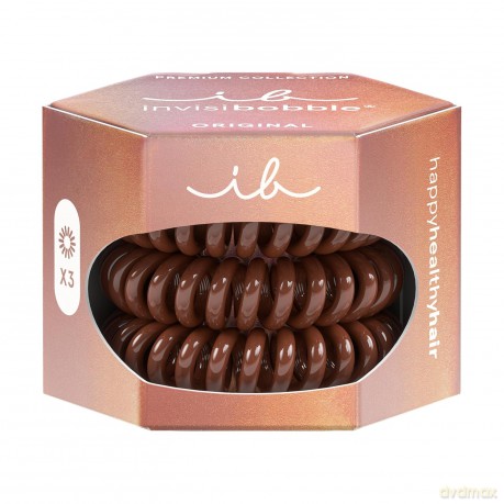 Hair band Original Premium Pretzel Brown 3 pcs
