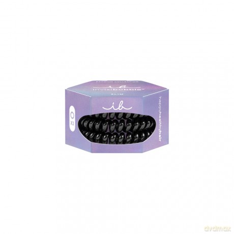 Hair band Slim Premium True Black 3 pcs