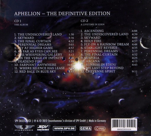 Edenbridge: Aphelion (Special Edition) (digipack) [2CD]