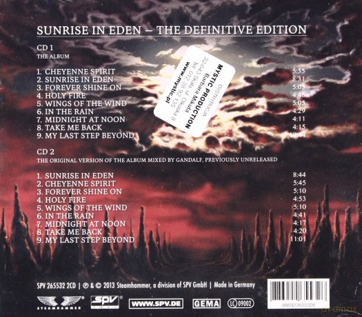 Edenbridge: Sunrise In Eden (Special Edition) (digipack) [2CD]