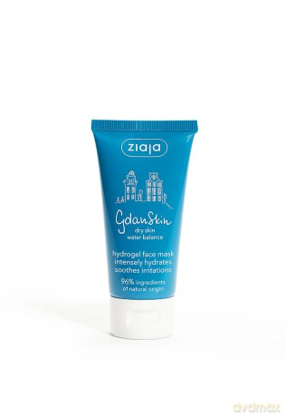 Hydrogelov maska na obliej a tlo GdanSkin Hydrogel Face Mask 50 ml